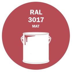 POT DE PEINTURE 5KG RAL 3017 ROSÉ PRIMAIRE MAT