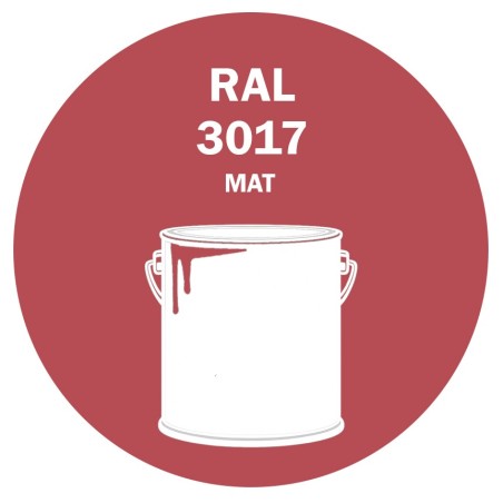 POT DE PEINTURE 5KG RAL 3017 ROSÉ PRIMAIRE MAT