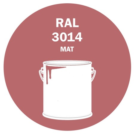 POT DE PEINTURE 5KG RAL 3014 VIEUX ROSE PRIMAIRE MAT
