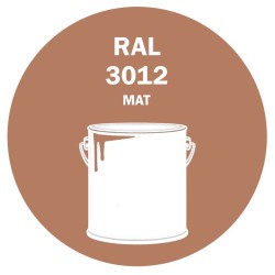 POT DE PEINTURE 5KG RAL 3012 ROUGE BEIGE PRIMAIRE MAT