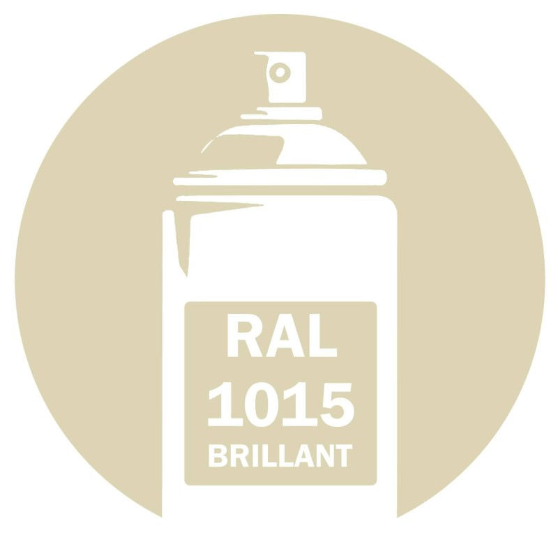 Bombe de peinture RAL 1015 Ivoire clair brillant DISOLAC 400 ml, spray professionnel brillant pour bois et usage industriel. Bombe de peinture RAL 1015 Ivoire clair brillant DISOLAC 400 ml, spray professionnel brillant pour bois et usage industriel.