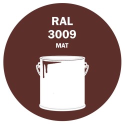POT DE PEINTURE 5KG RAL 3009 ROUGE OXYDE PRIMAIRE MAT