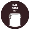 POT DE PEINTURE 5KG RAL 3007 ROUGE NOIR PRIMAIRE MAT POT DE PEINTURE 5KG RAL 3007 ROUGE NOIR PRIMAIRE MAT