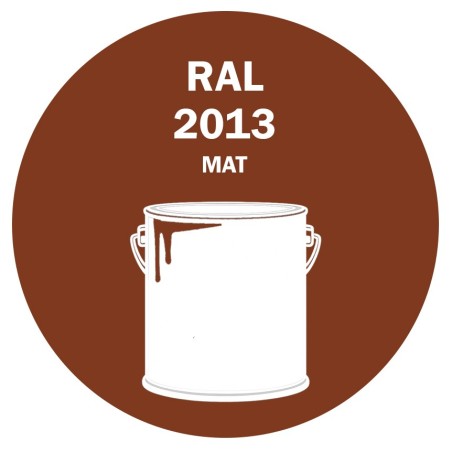 POT DE PEINTURE 5KG RAL 2013 ORANGÉ NACRÉ PRIMAIRE MAT
