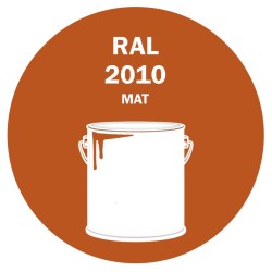 POT DE PEINTURE 5KG RAL 2010 ORANGÉ DE SÉCURITÉ PRIMAIRE MAT