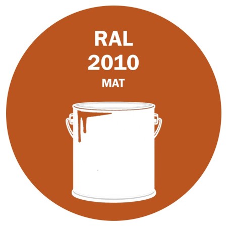 POT DE PEINTURE 5KG RAL 2010 ORANGÉ DE SÉCURITÉ PRIMAIRE MAT