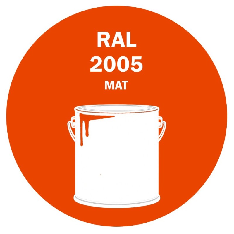 POT DE PEINTURE 5KG RAL 2005 ORANGÉ BRILLANT PRIMAIRE MAT POT DE PEINTURE 5KG RAL 2005 ORANGÉ BRILLANT PRIMAIRE MAT