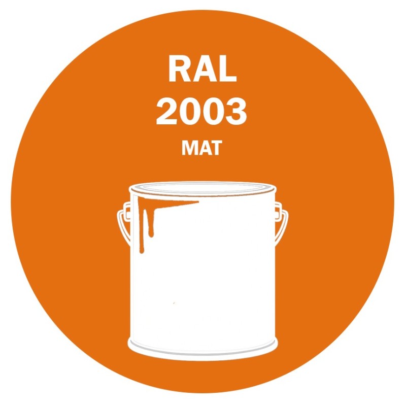 POT DE PEINTURE 5KG RAL 2003 ORANGÉ PASTEL PRIMAIRE MAT POT DE PEINTURE 5KG RAL 2003 ORANGÉ PASTEL PRIMAIRE MAT