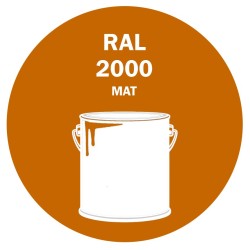 POT DE PEINTURE 5KG RAL 2000 ORANGÉ JAUNE PRIMAIRE MAT