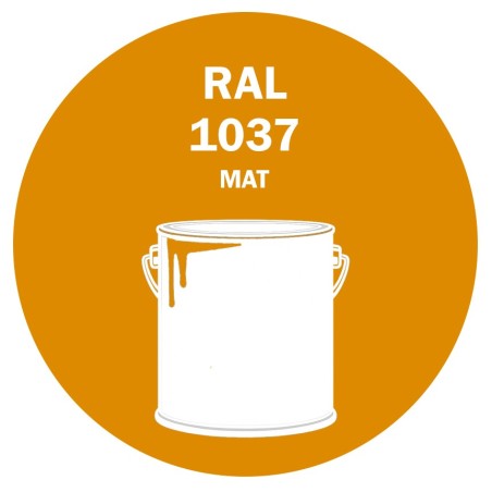 POT DE PEINTURE 5KG RAL 1037 JAUNE SOLEIL PRIMAIRE MAT