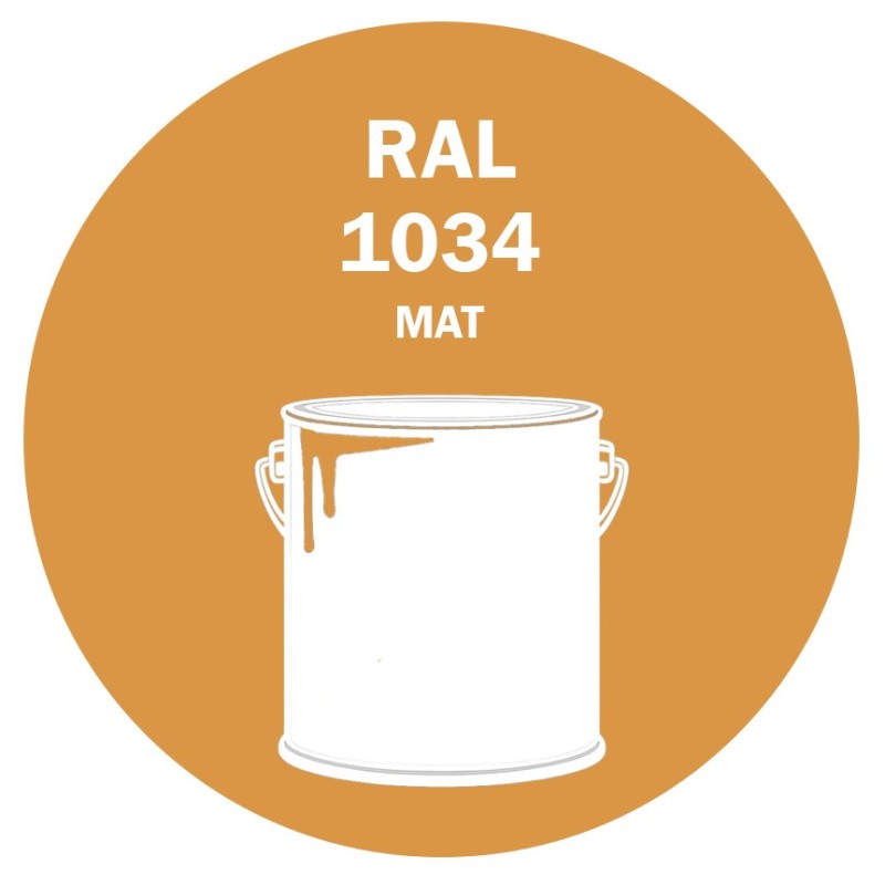 POT DE PEINTURE 5KG RAL 1034 JAUNE PASTEL PRIMAIRE MAT POT DE PEINTURE 5KG RAL 1034 JAUNE PASTEL PRIMAIRE MAT
