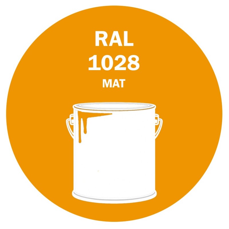 POT DE PEINTURE 5KG RAL 1028 JAUNE MELON PRIMAIRE MAT POT DE PEINTURE 5KG RAL 1028 JAUNE MELON PRIMAIRE MAT