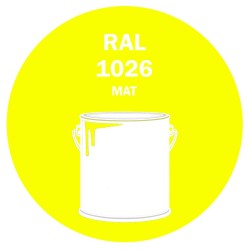 POT DE PEINTURE 5KG RAL 1026 JAUNE BRILLANT PRIMAIRE MAT