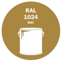 POT DE PEINTURE 5KG RAL 1024 JAUNE OCRE PRIMAIRE MAT