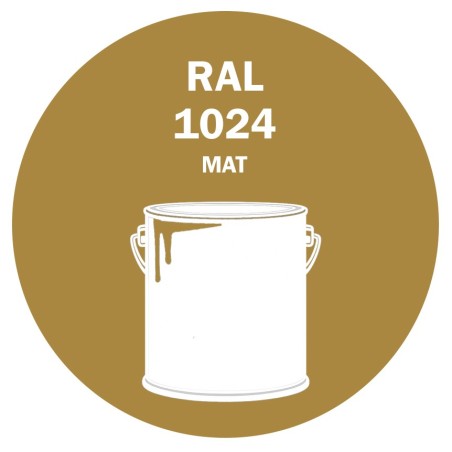 POT DE PEINTURE 5KG RAL 1024 JAUNE OCRE PRIMAIRE MAT