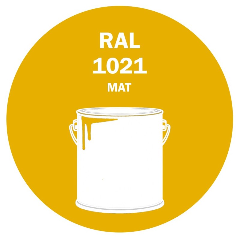 POT DE PEINTURE 5KG RAL 1021 JAUNE COLZA PRIMAIRE MAT POT DE PEINTURE 5KG RAL 1021 JAUNE COLZA PRIMAIRE MAT