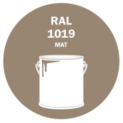 POT DE PEINTURE 5KG RAL 1019 BEIGE GRIS PRIMAIRE MAT