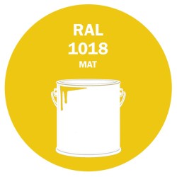 POT DE PEINTURE 5KG RAL 1018 JAUNE ZINC PRIMAIRE MAT