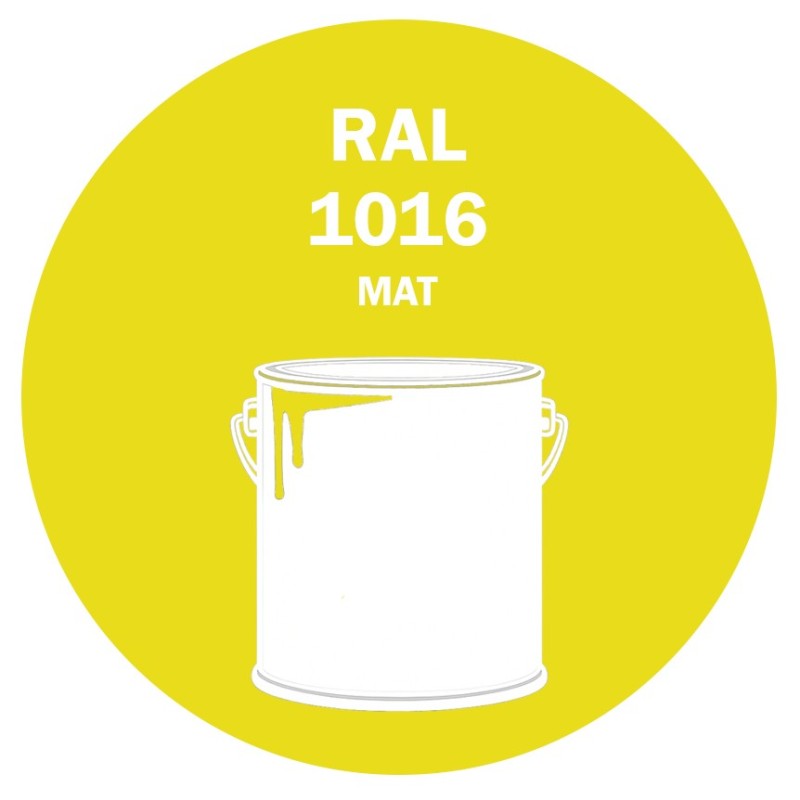 POT DE PEINTURE 5KG RAL 1016 JAUNE SOUFRE PRIMAIRE MAT POT DE PEINTURE 5KG RAL 1016 JAUNE SOUFRE PRIMAIRE MAT