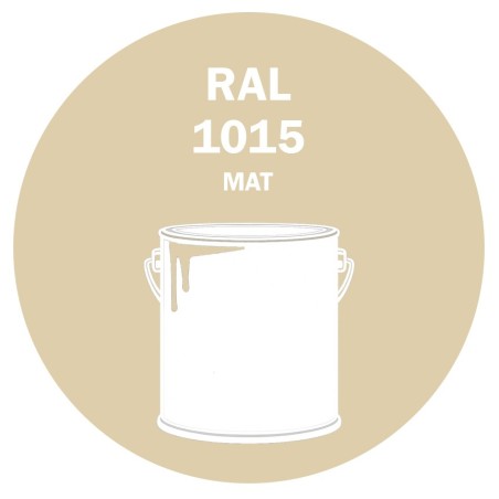 POT DE PEINTURE 5KG RAL 1015 IVOIRE CLAIR PRIMAIRE MAT