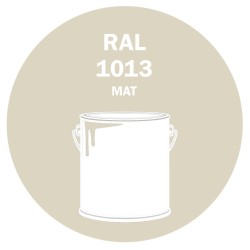 POT DE PEINTURE 5KG RAL 1013 BLANC PERLÉ PRIMAIRE MAT