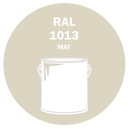 POT DE PEINTURE 5KG RAL 1013 BLANC PERLÉ PRIMAIRE MAT