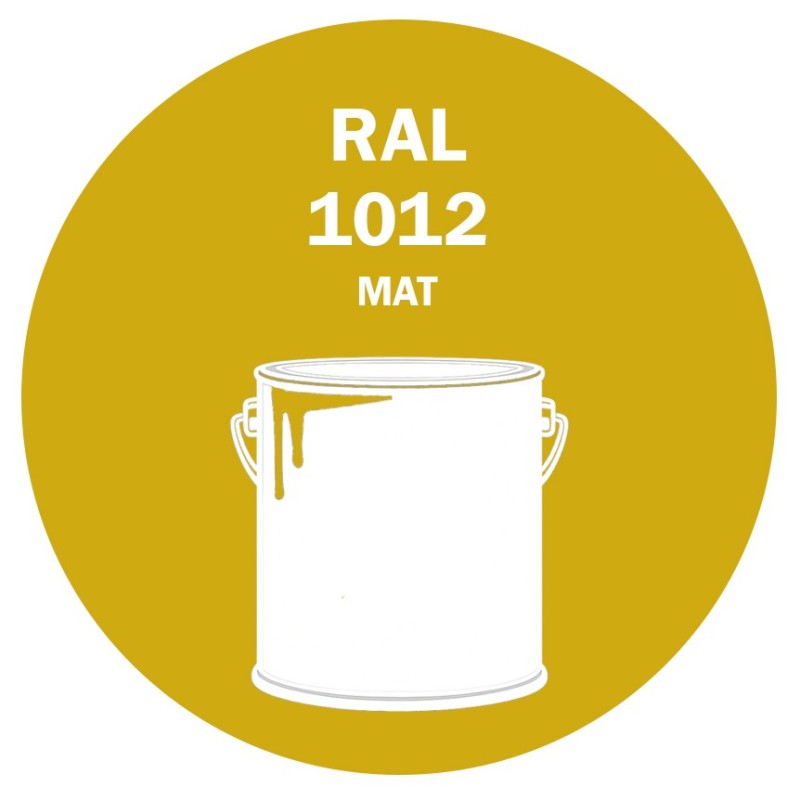 POT DE PEINTURE 5KG RAL 1012 JAUNE CITRON PRIMAIRE MAT POT DE PEINTURE 5KG RAL 1012 JAUNE CITRON PRIMAIRE MAT