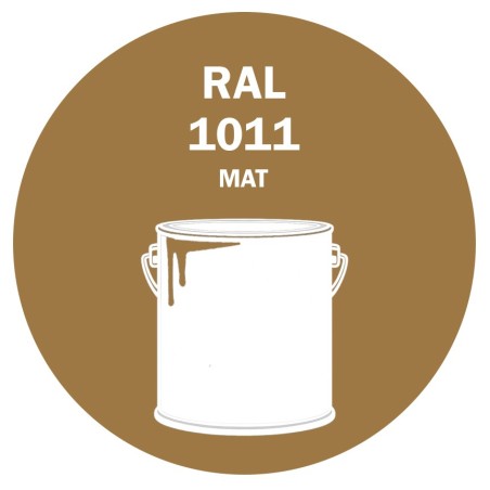 POT DE PEINTURE 5KG RAL 1011 BEIGE BRUN PRIMAIRE MAT