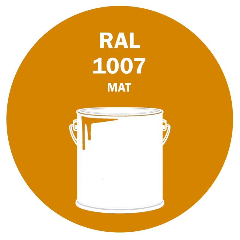 POT DE PEINTURE 5KG RAL 1007 JAUNE NARCISSE PRIMAIRE MAT POT DE PEINTURE 5KG RAL 1007 JAUNE NARCISSE PRIMAIRE MAT