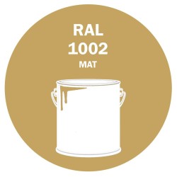 Pot de peinture RAL 1002 jaune sable primaire mat 5 kg