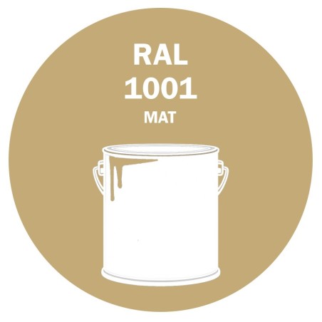 POT DE PEINTURE 5KG RAL 1001 BEIGE PRIMAIRE MAT