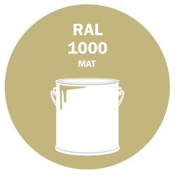 POT DE PEINTURE 5KG RAL 1000 BEIGE VERT PRIMAIRE MAT