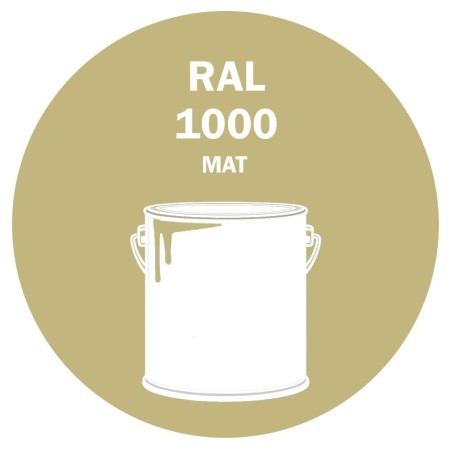 POT DE PEINTURE 5KG RAL 1000 BEIGE VERT PRIMAIRE MAT