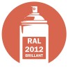 Bombe de peinture RAL 2012 Salmon orange brillant 400ml, spray pro gloss pour métal, bois, plastique et usage industriel.