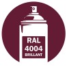 Bombe de peinture RAL 4004 Claret Violet brillant 400 ml, spray professionnel pour métal, bois, plastique et usage industriel. Bombe de peinture RAL 4004 Claret Violet brillant 400 ml, spray professionnel pour métal, bois, plastique et usage industriel.