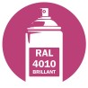 Bombe de peinture RAL 4010 Telemagenta brillant 400 ml, spray professionnel pour métal, bois, plastique et usage industriel. Bombe de peinture RAL 4010 Telemagenta brillant 400 ml, spray professionnel pour métal, bois, plastique et usage industriel.