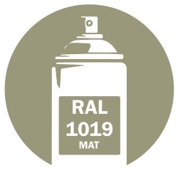 Bombe de peinture RAL 1019 Beige gris Mat