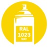 Bombe de peinture RAL 1023 Jaune Mat DISOLAC 400ml Bombe de peinture RAL 1023 Jaune Mat DISOLAC 400ml