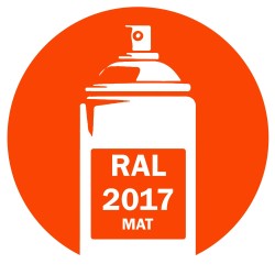 Bombe de peinture RAL 2017 Orangé Mat DISOLAC