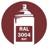 Bombe de peinture RAL 3004 rouge pourpre mat 400ml Bombe de peinture RAL 3004 rouge pourpre mat 400ml