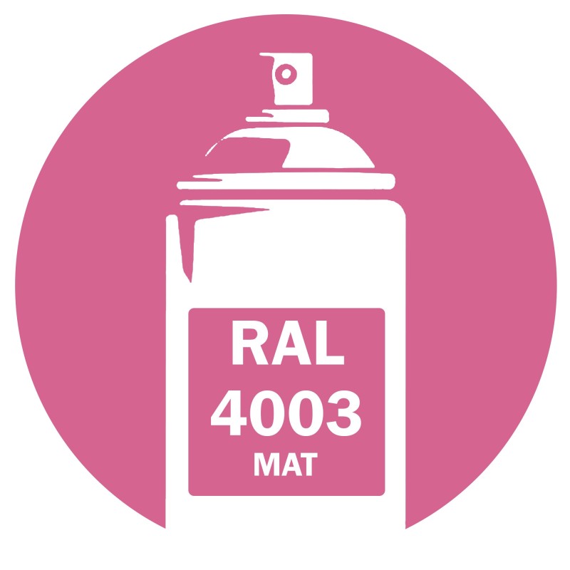 Bombe peinture RAL 4003 Violet bruyère mat 400ml Bombe peinture RAL 4003 Violet bruyère mat 400ml