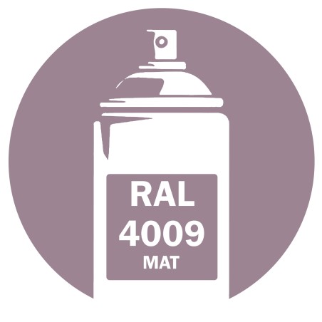 Bombe de peinture RAL 4009 Violet pastel Mat 400ml