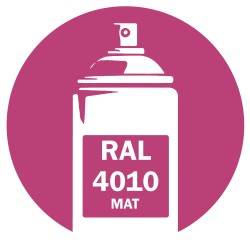 Bombe de peinture RAL 4010 Telemagenta Mat