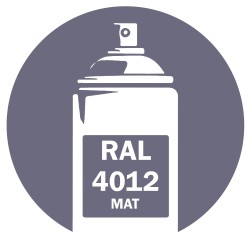 Bombe de peinture RAL 4012 Mûre nacré DISOLAC Mat