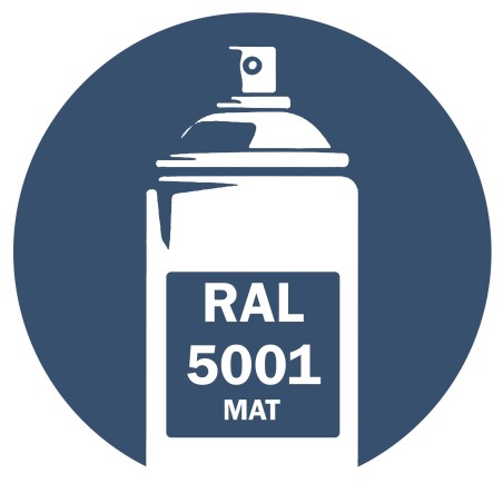 Bombe de peinture RAL 5001 Mat 400ml DISOLAC