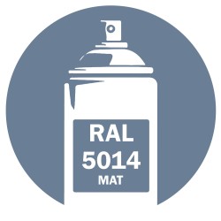 Bombe de peinture RAL 5014 Bleu pigeon Mat 400ml
