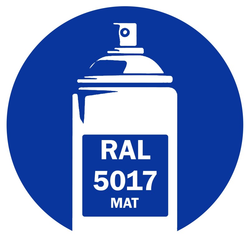 Bombe de peinture RAL 5017 Bleu Mat DISOLAC 400ml Bombe de peinture RAL 5017 Bleu Mat DISOLAC 400ml