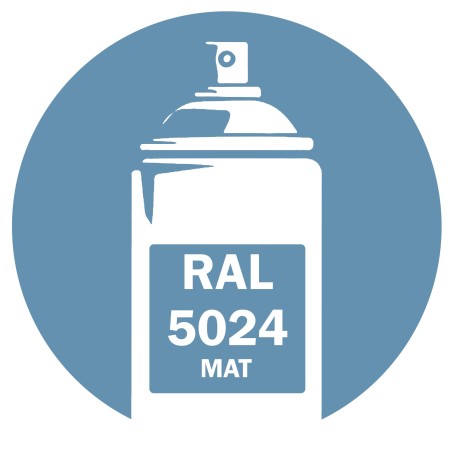 Bombe de peinture RAL 5024 Bleu pastel mat 400ml