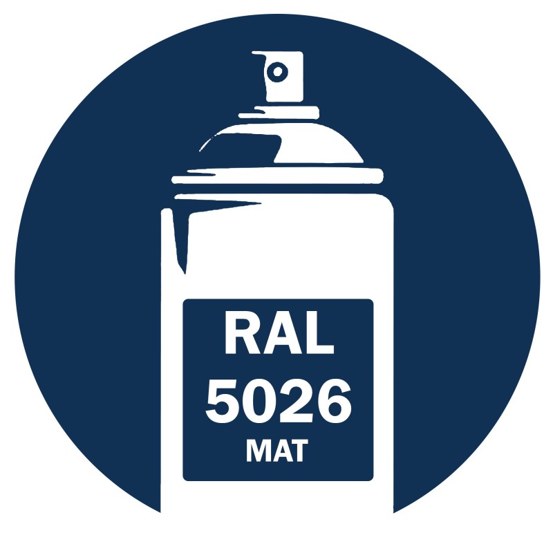 Bombe de peinture RAL 5026 bleu nuit mat DISOLAC Bombe de peinture RAL 5026 bleu nuit mat DISOLAC