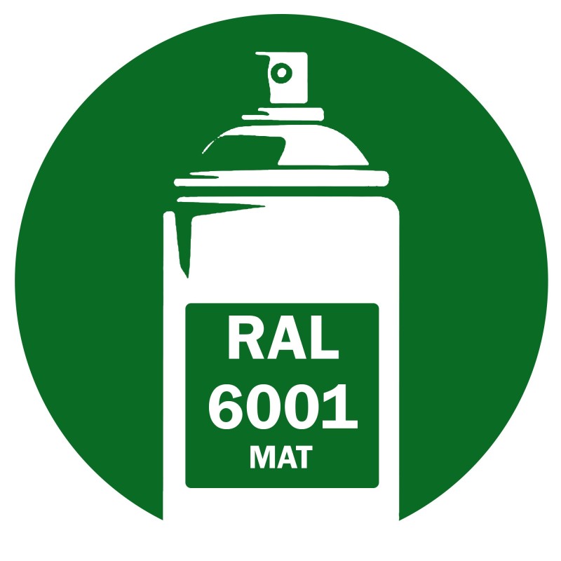 Bombe de peinture RAL 6001 Vert mat DISOLAC 400ml Bombe de peinture RAL 6001 Vert mat DISOLAC 400ml